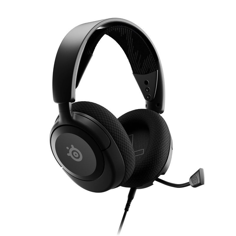 slide 9 of 12, SteelSeries Arctis Nova 1 Wired Gaming Headset for PC: Adjustable Headband, Noise Canceling, 1 ct