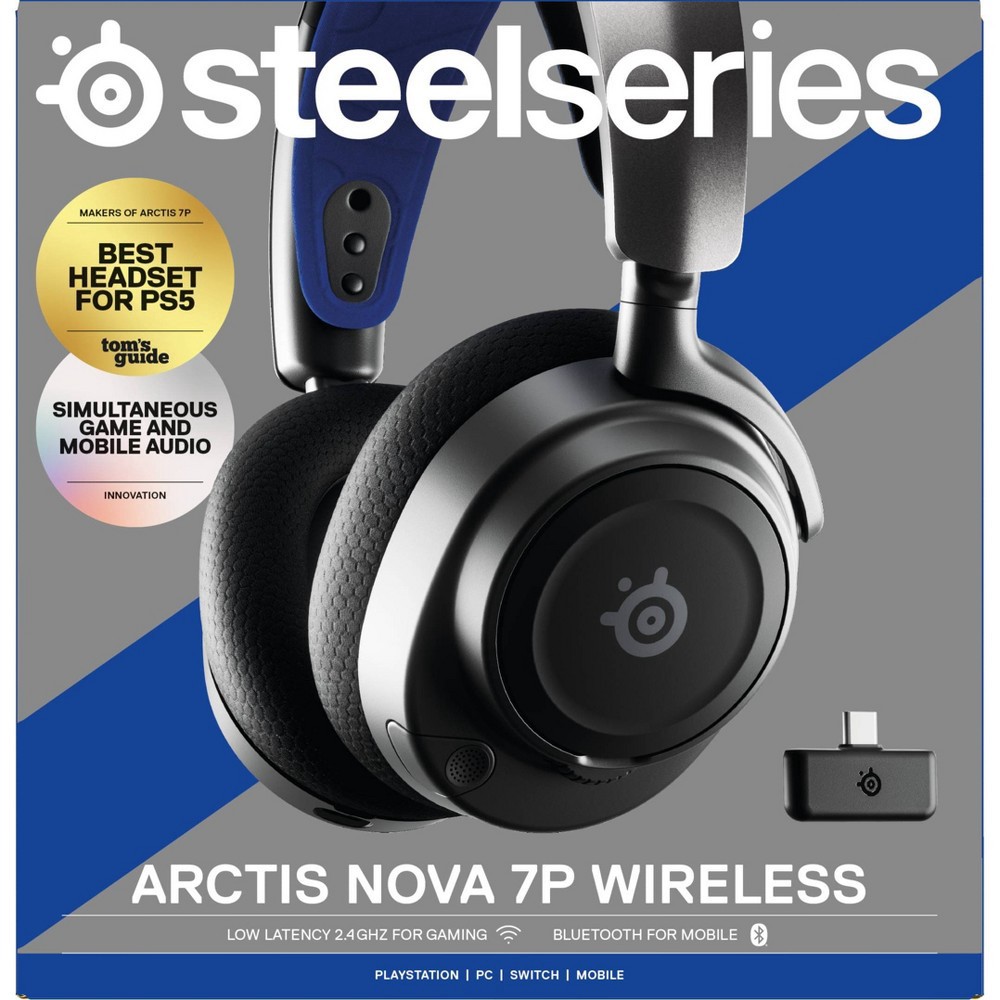 SteelSeries Arctis Nova 7 Wireless Gaming Headset for PlayStation