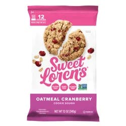 Sweet Loren's Oatmeal Cranberry Cookie Dough 12 oz