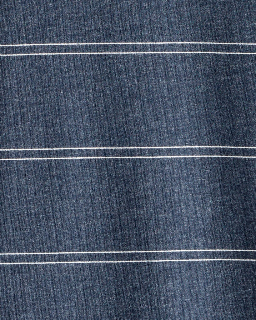 slide 2 of 2, Carter's Carters Boys Striped Long-Sleeve Tee - Navy Navy M, 1 ct