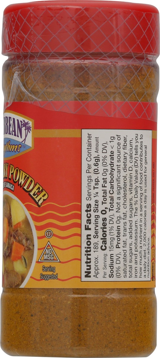 slide 9 of 9, Caribbean Rhythms Hot Curry Powder, 4 oz