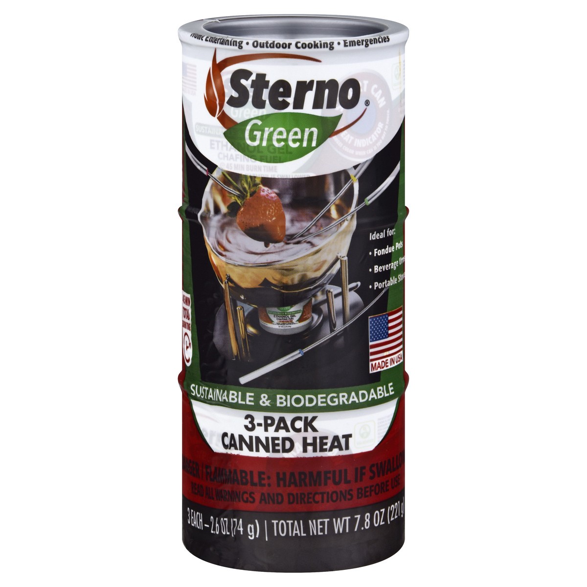 slide 2 of 11, Sterno Outdoor Essential Cooking Fuel, 3 ct