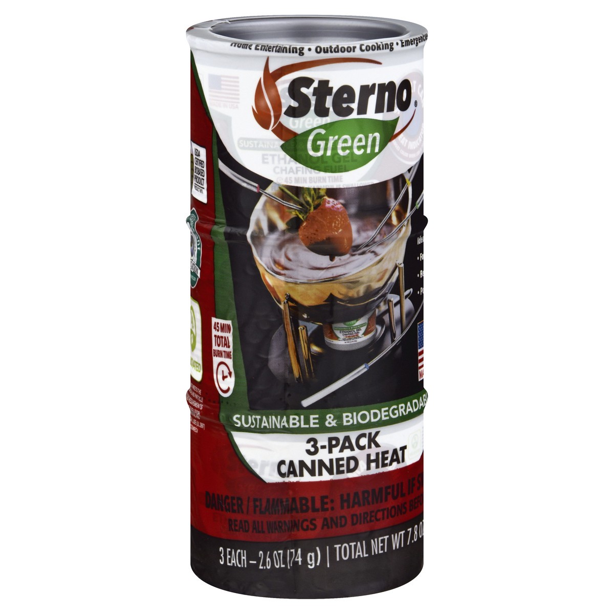 slide 11 of 11, Sterno Outdoor Essential Cooking Fuel, 3 ct