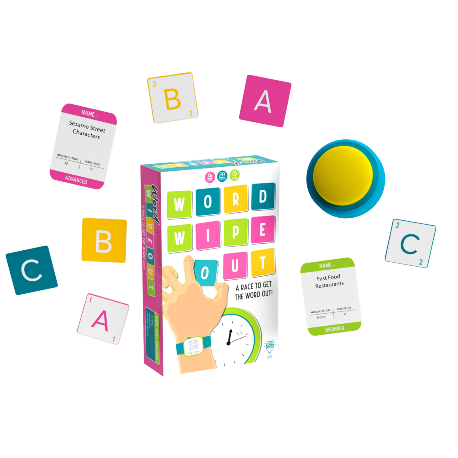 slide 3 of 3, Word Wipeout, 1 ct