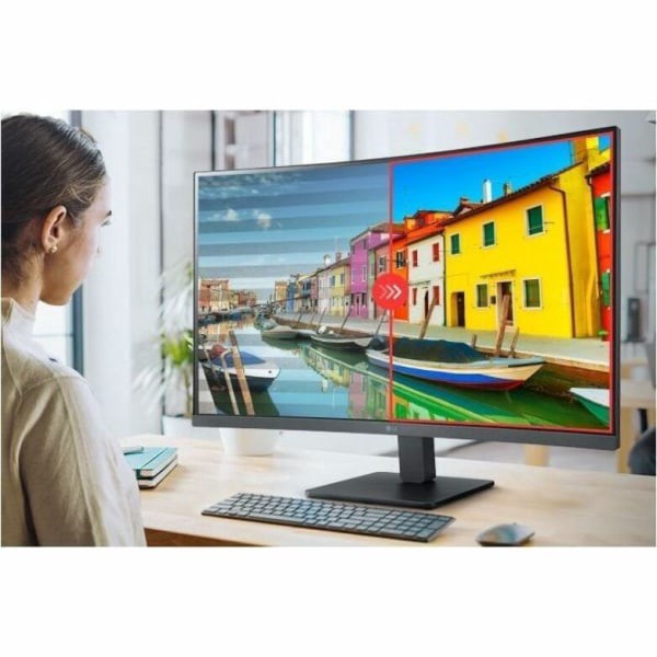 slide 7 of 10, LG Electronics 32MR50C 32" FHD Curved 100Hz Monitor with FreeSync, 32 in