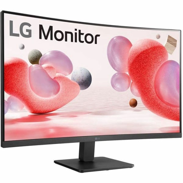 slide 1 of 10, LG Electronics 32MR50C 32" FHD Curved 100Hz Monitor with FreeSync, 32 in