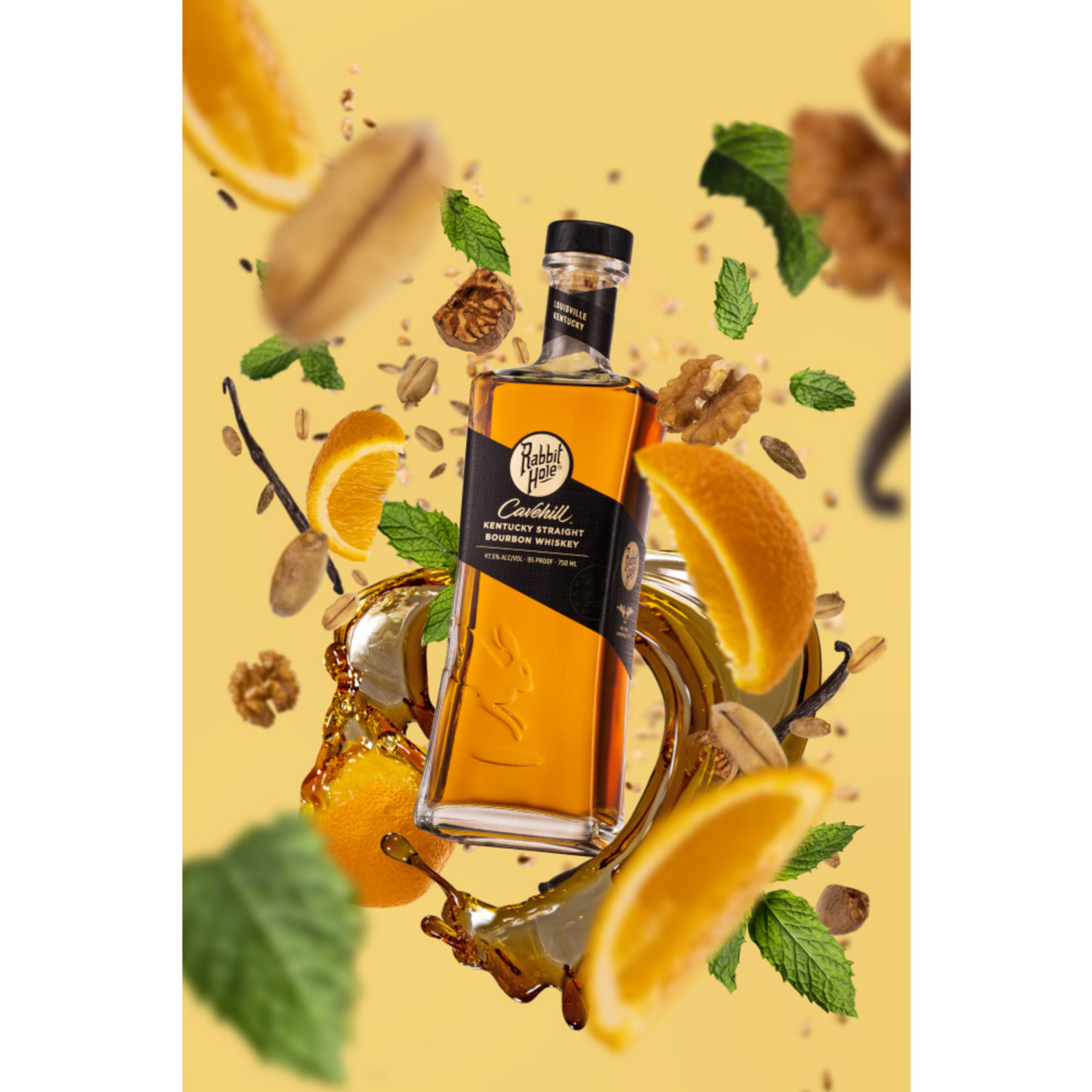 slide 3 of 8, RABBIT HOLE Bourbon Whiskey 750 ml, 750 ml