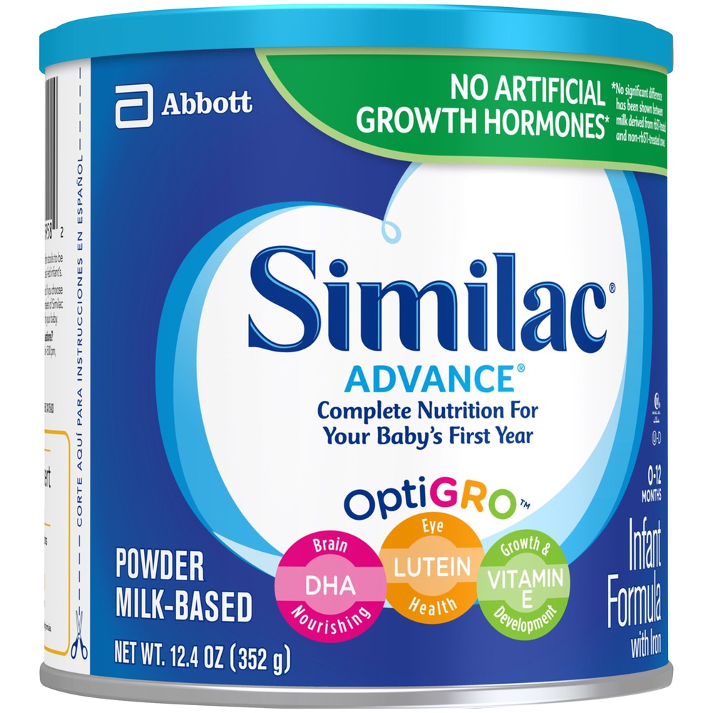 slide 4 of 8, Similac Advance Powder Infant Formula - 12.4oz, 12.4 oz