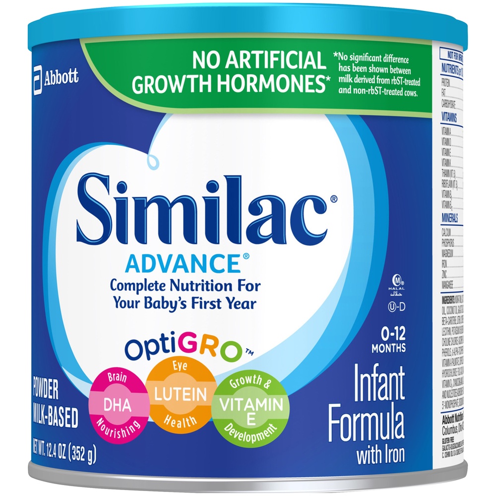 slide 5 of 8, Similac Advance Powder Infant Formula - 12.4oz, 12.4 oz