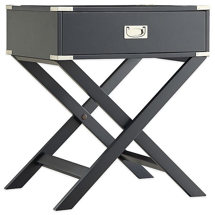 slide 1 of 3, iNSPIRE Q Callie Campaign Accent Table - Midnight, 1 ct