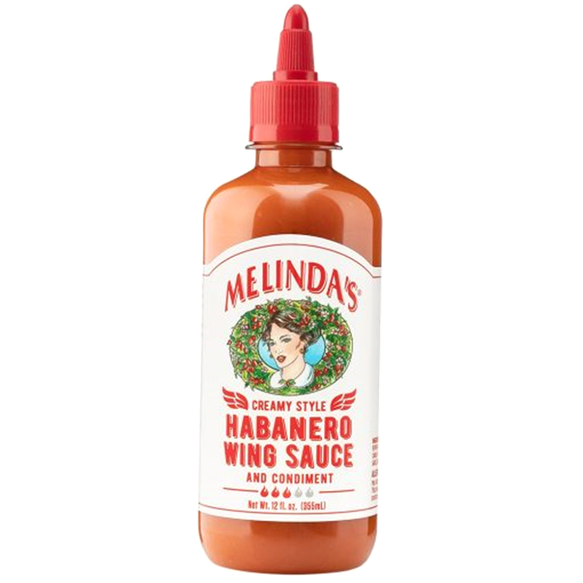 slide 1 of 1, Melinda's Creamy Style Habanero Wing Sauce, 12 oz