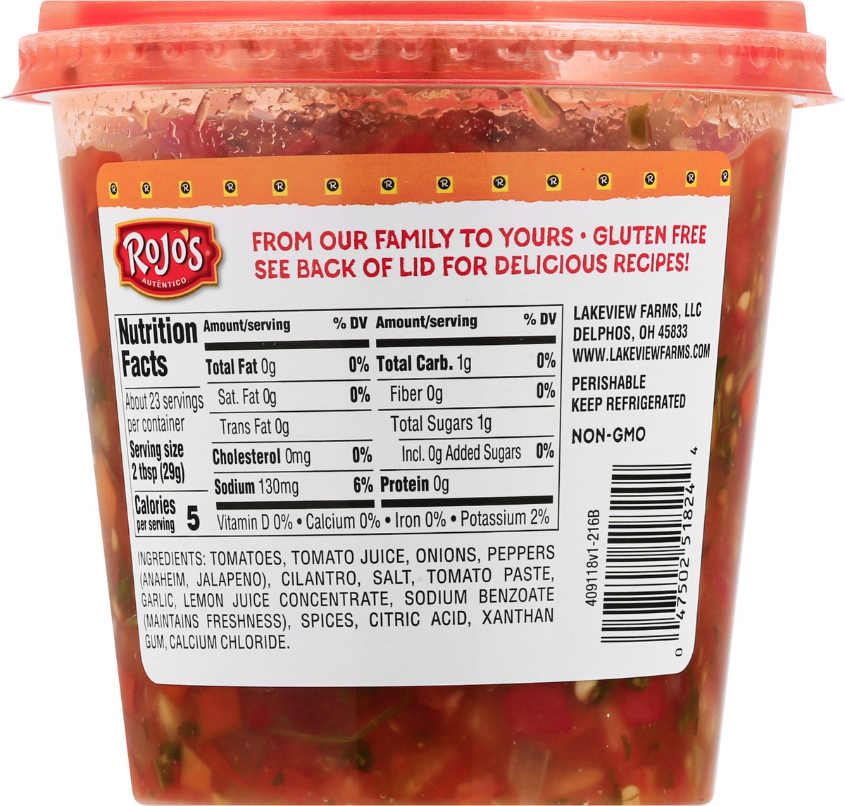 slide 7 of 13, Rojo's Party Pack Mild Salsa, 24 oz