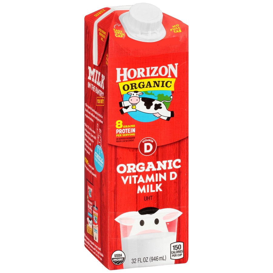 slide 2 of 8, Horizon Organic Vitamin D Milk, 32 oz