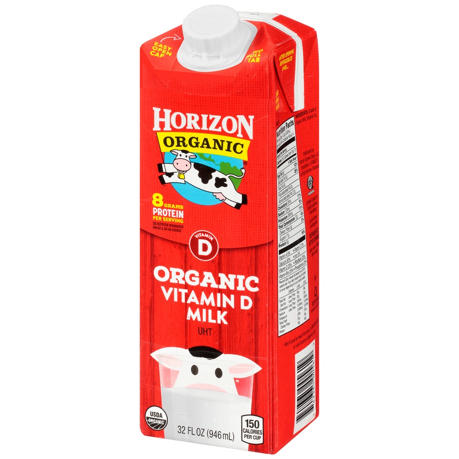 slide 3 of 8, Horizon Organic Vitamin D Milk, 32 oz