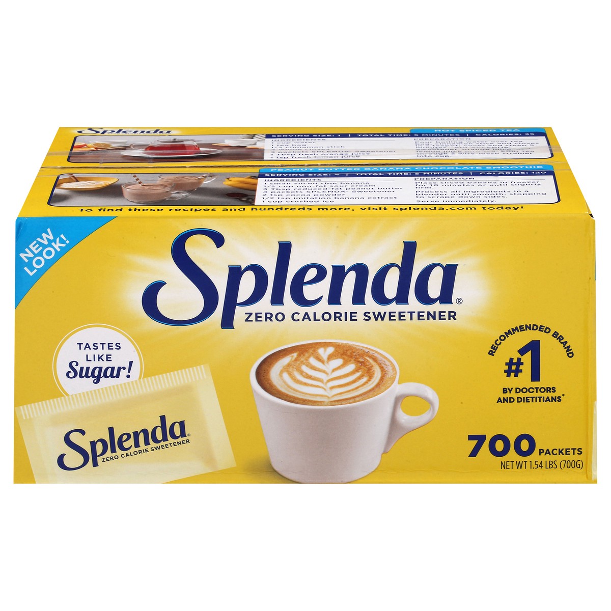 slide 1 of 11, Splenda Packets Zero Calorie Sweetener 700 ea, 700 ct