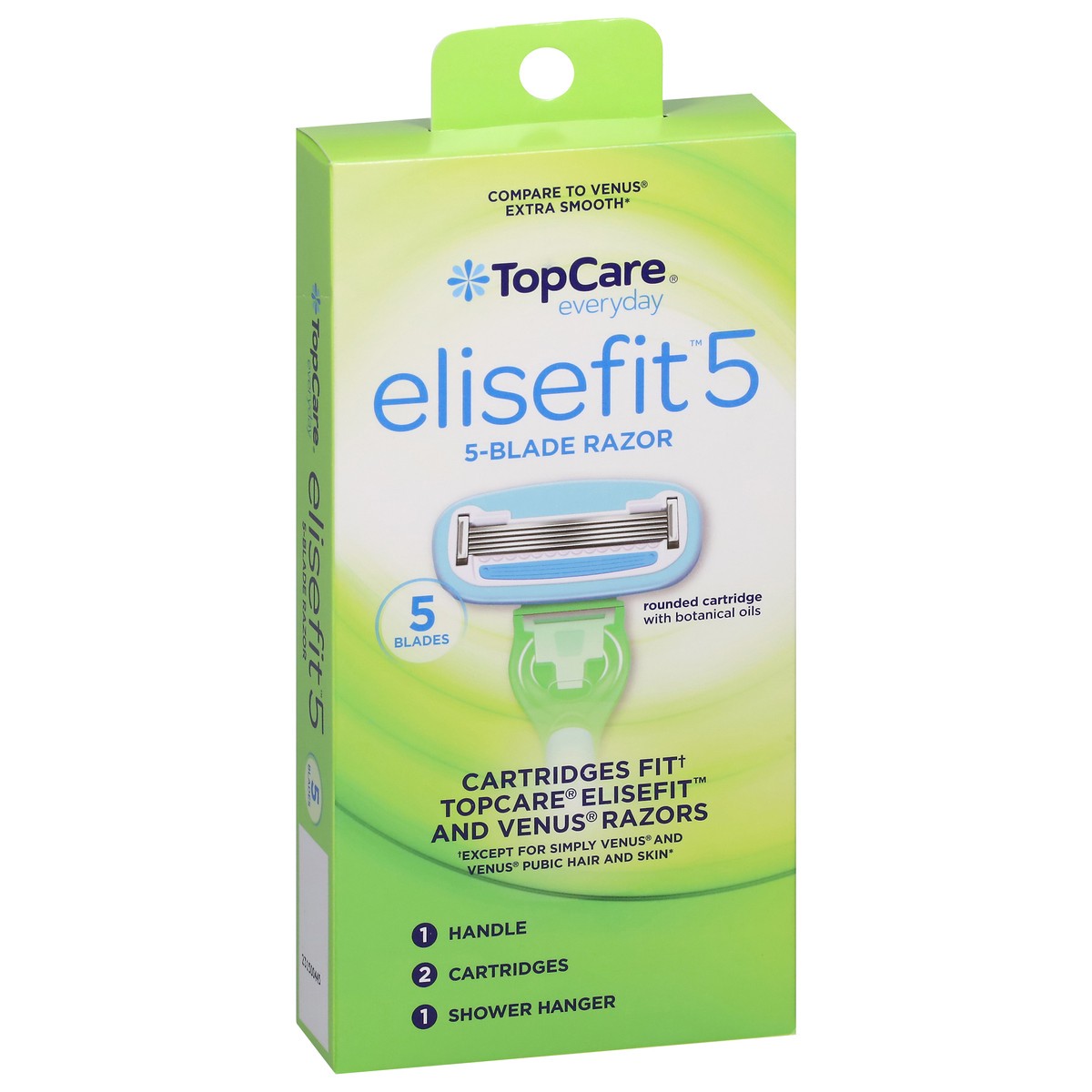 slide 4 of 12, TopCare Everyday Elisefit 5 5-Blade Razor 1 ea, 1 ct