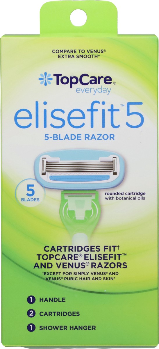 slide 12 of 12, TopCare Everyday Elisefit 5 5-Blade Razor 1 ea, 1 ct