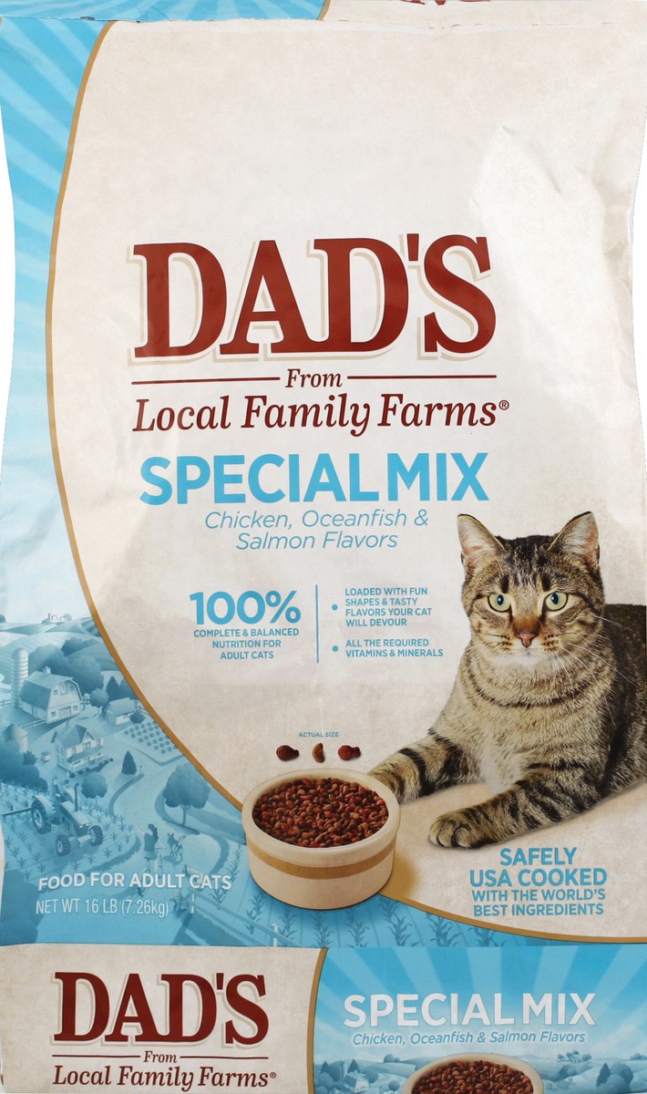 slide 1 of 8, Dad's Food for Adult Cats 16 lb, 16 lb