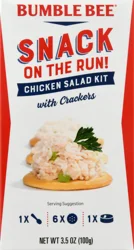 Bumble Bee Snack on the Run! Original Chicken Salad Kit with Crackers 3.5 oz