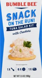 Bumble Bee Snack on the Run! Original Tuna Salad & Crackers 3.5 oz