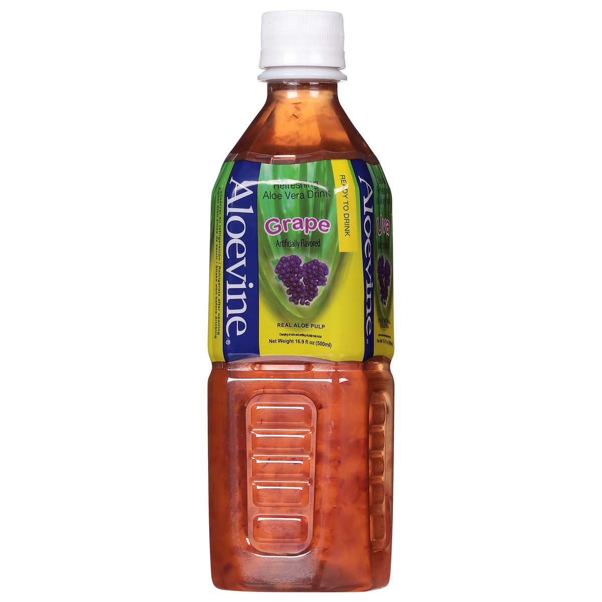 slide 7 of 13, Aloevine Refreshing Grape Aloe Vera Drink 16.9 fl oz, 16.9 fl oz