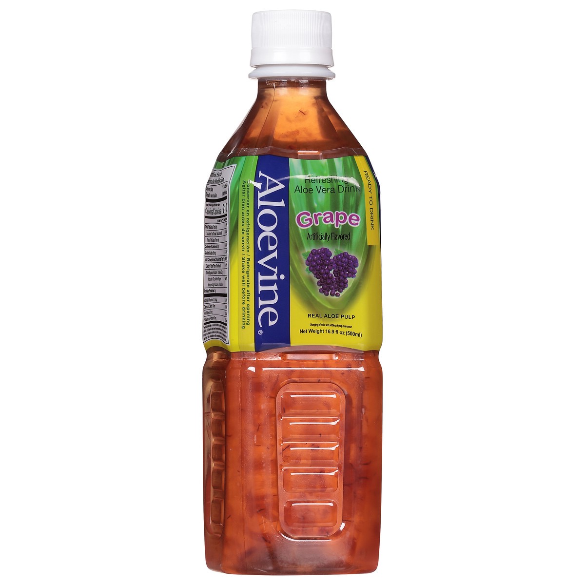 slide 10 of 13, Aloevine Refreshing Grape Aloe Vera Drink 16.9 fl oz, 16.9 fl oz