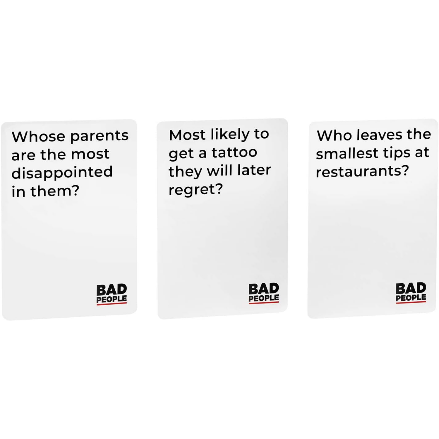 slide 8 of 8, Dyce Bad People Card Game, 1 ct