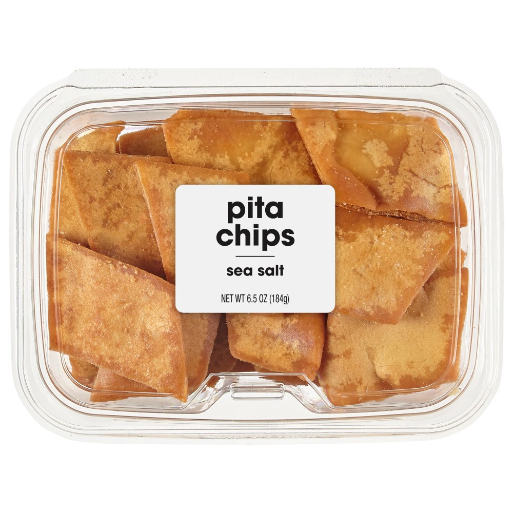 slide 1 of 3, Kroger Sea Salt Pita Chips, 6.5 oz