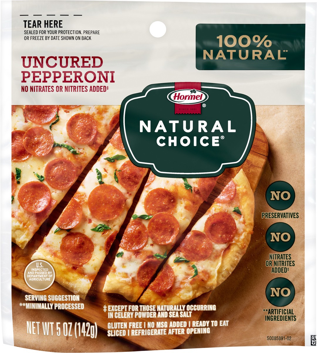 slide 4 of 7, Hormel Natural Choice Uncured Pepperoni 5 oz, 5 oz