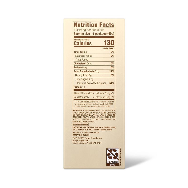 slide 2 of 3, Spring Bunny Paws Marshmallows - 1.4oz - Favorite Day™, 1.4 oz
