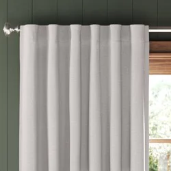 50"x63" Blackout Velvet Window Curtain Panel Silver - Threshold™: Solid, Lined, Machine Washable, Indoor Use