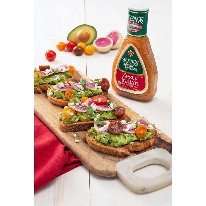 slide 3 of 5, Ken's Steak House Zesty Italian Dressing & Marinade 16 fl oz, 16 fl oz