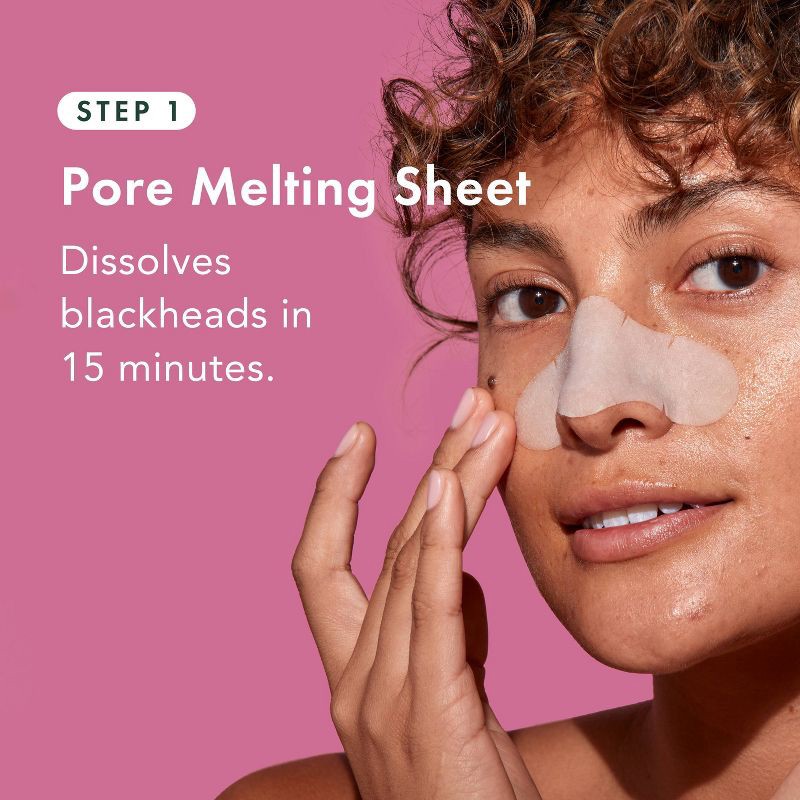 slide 4 of 8, Rael Miracle Patch Blackhead Control 3-Step Pore Melting Nose Strips Pack - 3ct, 3 ct