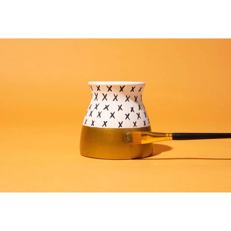 slide 3 of 6, Delta 2 fl oz Ceramcoat Luxe Metallic Paint Gold: Water-Based, Interior & Exterior, Wood & Metal, Quick-Dry, 5 sq ft Coverage, 2 fl oz, 5 sq ft