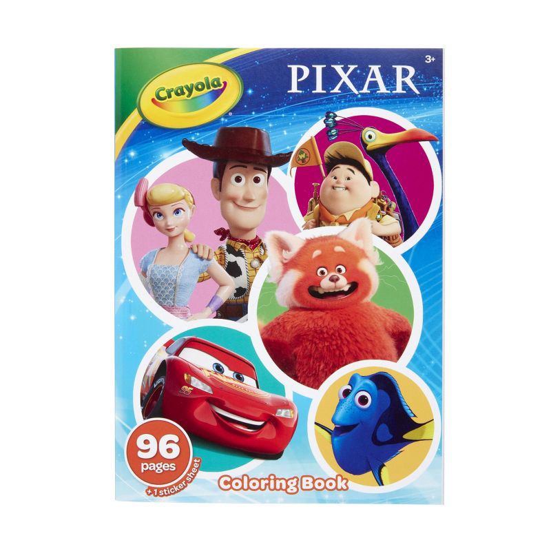 slide 1 of 5, Crayola Disney Pixar Coloring Book, 1 ct