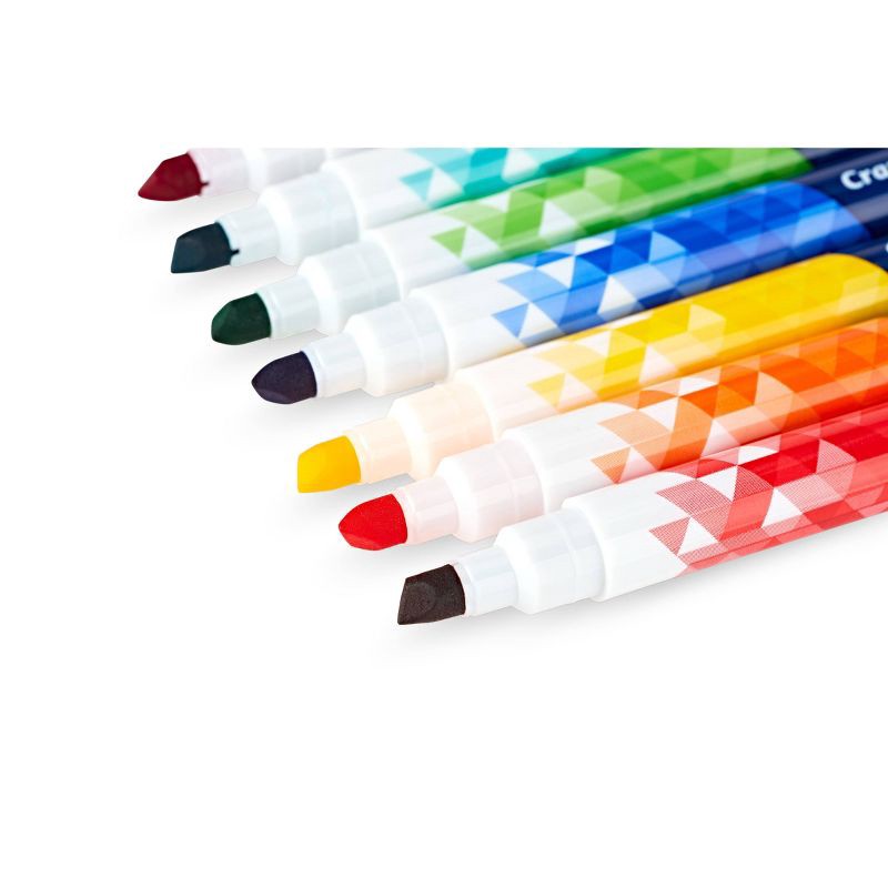 slide 4 of 6, Crayola 12ct Doodle & Draw Dual Ended Markers, 24 Colors, Brush & Chisel Tip, Teacher Essentials, Adult Coloring Supplies, Ages 3+, 12 ct