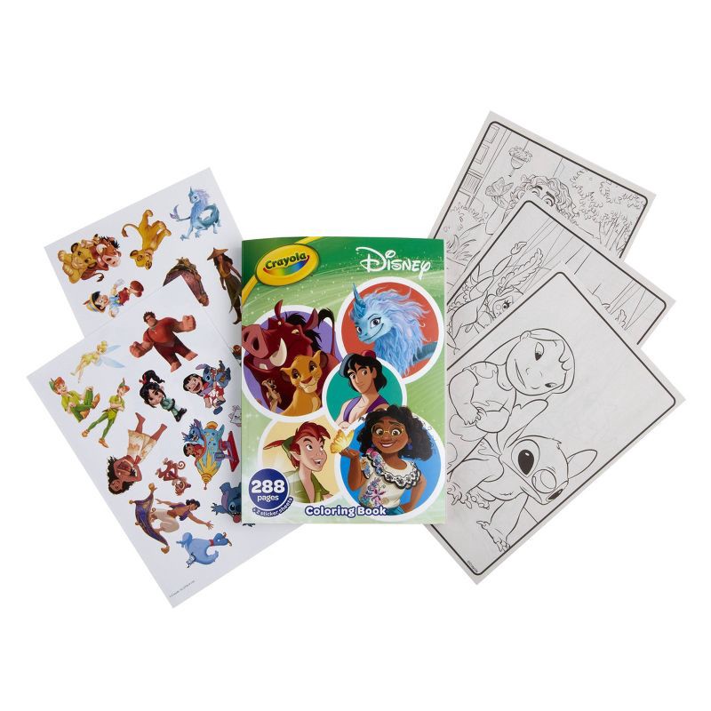 slide 4 of 5, Crayola Disney Animation Studios Coloring Book, 1 ct
