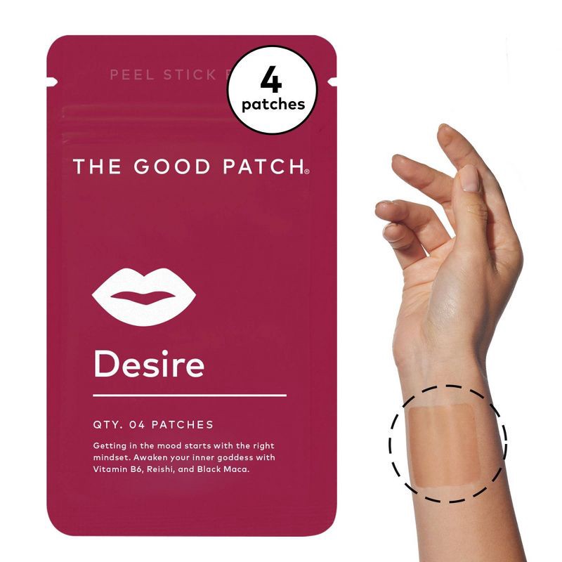 slide 7 of 7, The Good Patch Desire Plant-Based Vegan Wellness Patch - 4ct, 4 ct