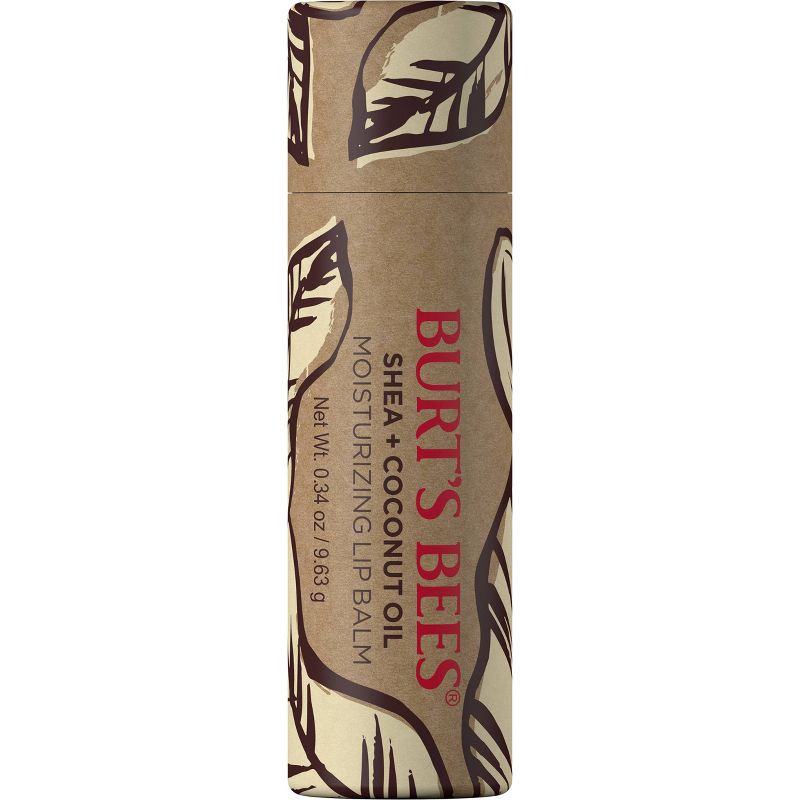 slide 2 of 7, Burt's Bees Shea + Coconut Oil Paper Tube Lip Balm - 0.34oz, 0.34 oz
