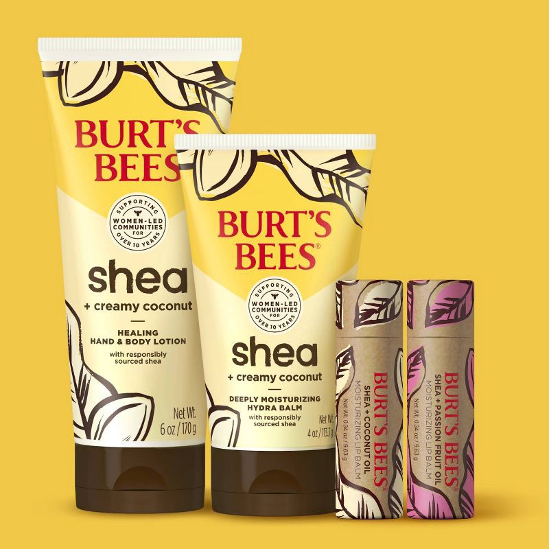 slide 5 of 7, Burt's Bees Shea + Coconut Oil Paper Tube Lip Balm - 0.34oz, 0.34 oz