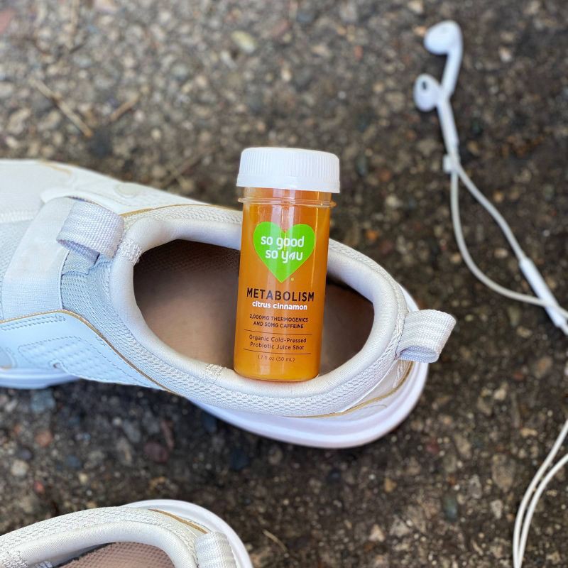 slide 5 of 6, So Good So You Metabolism Citrus Cinnamon Organic Probiotic Shot - 1.7 fl oz, 1.7 fl oz