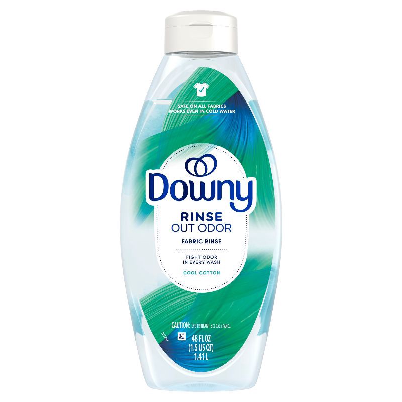 slide 14 of 15, Downy Cool Cotton HE Compatible Rinse & Refresh Laundry Odor Remover and Fabric Softener - 48 fl oz, 48 fl oz