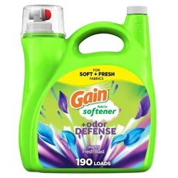 Gain Odor Defense Fabric Softener - Super Fresh Blast - 140 fl oz