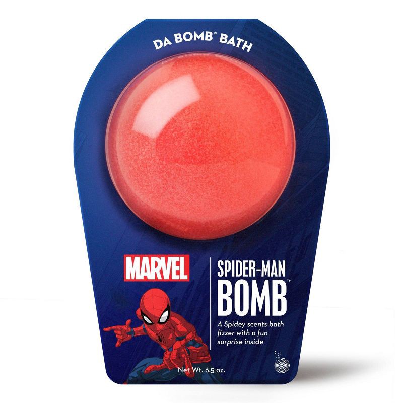 slide 1 of 4, Da Bomb Bath Fizzers Spider-Man Bath Bomb - 6.5oz, 6.5 oz