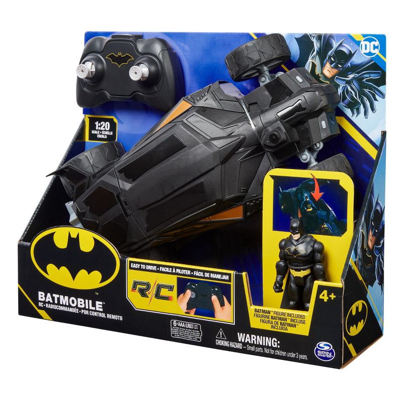 slide 9 of 9, DC Comics 1:20 Scale Batmobile RC, 1 ct