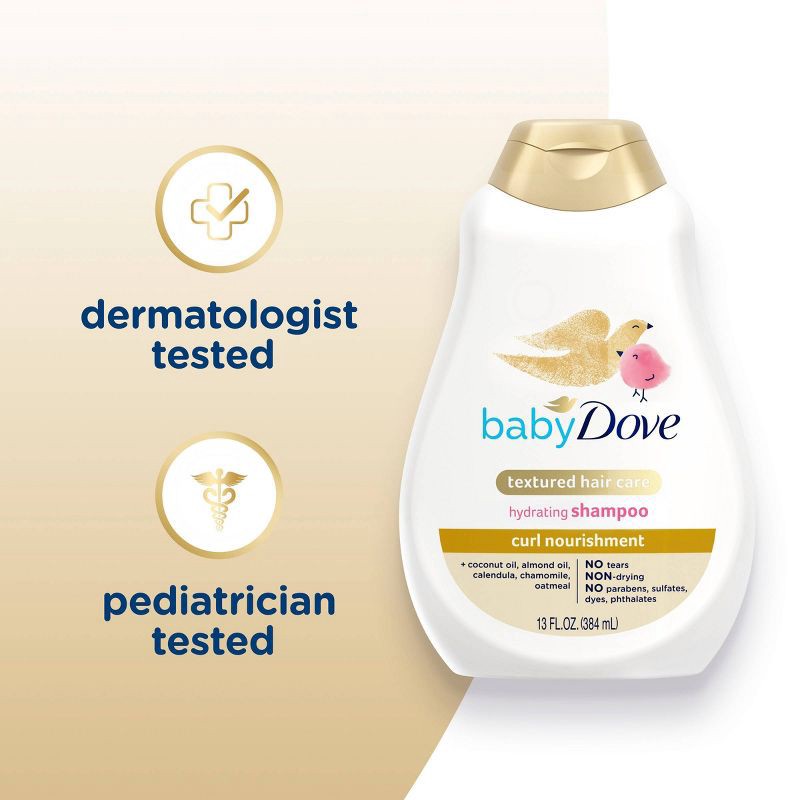 slide 2 of 10, Baby Dove Curl Nourishment Textured Hair Care Hydrating Shampoo - 13 fl oz, 13 fl oz