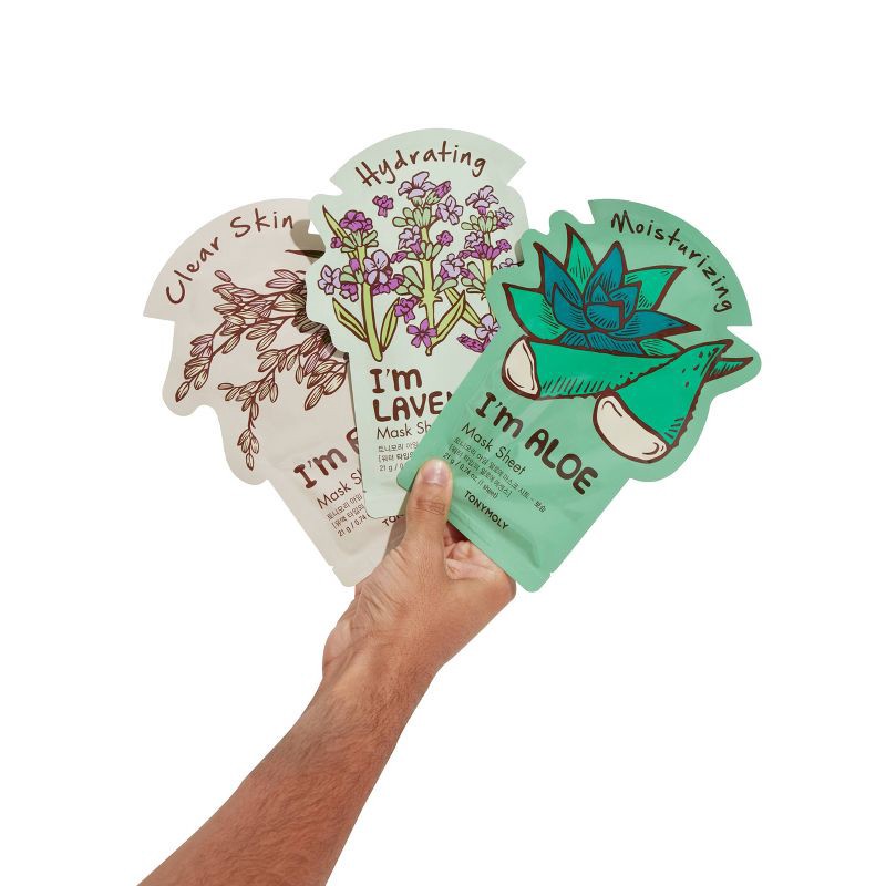 slide 4 of 4, TONYMOLY Aloe Face Sheet Mask - 0.74oz, 0.74 oz