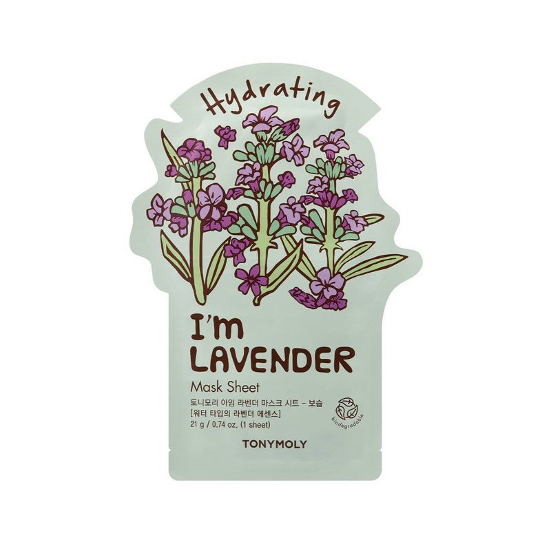 slide 1 of 4, TONYMOLY Lavender Face Sheet Mask - 0.74oz, 0.74 oz