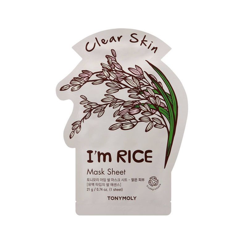 slide 1 of 4, TONYMOLY Rice Face Sheet Mask - 0.74oz, 0.74 oz
