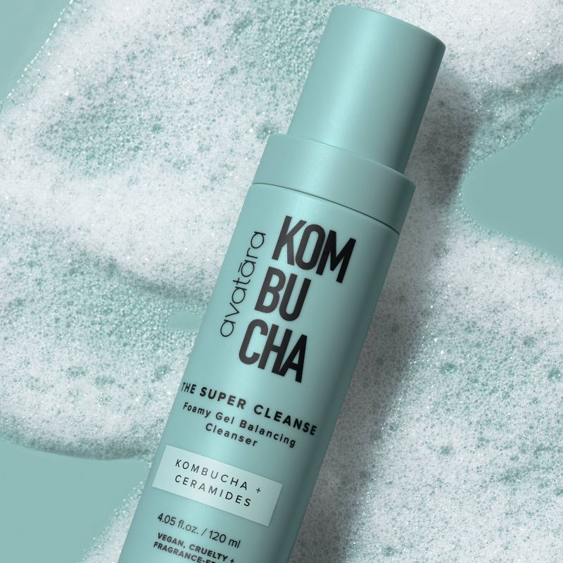 slide 10 of 15, Avatara Kombucha The Super Cleanse Facial Cleanser - 4.05 fl oz, 4.05 fl oz